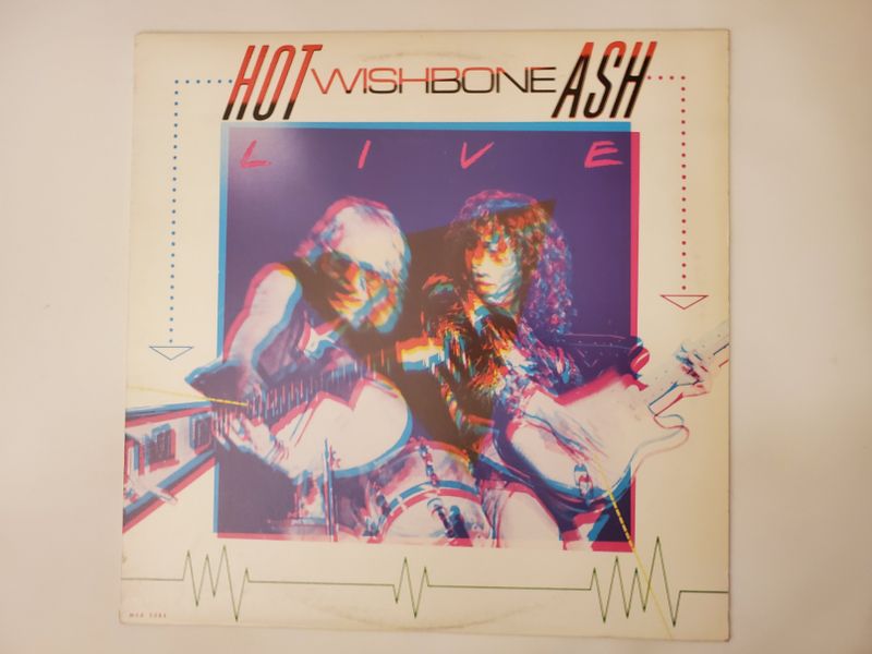Wishbone Ash Hot Ash Live vinyl record